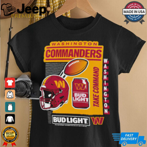 Washington Commanders Bud Light take Command shirt