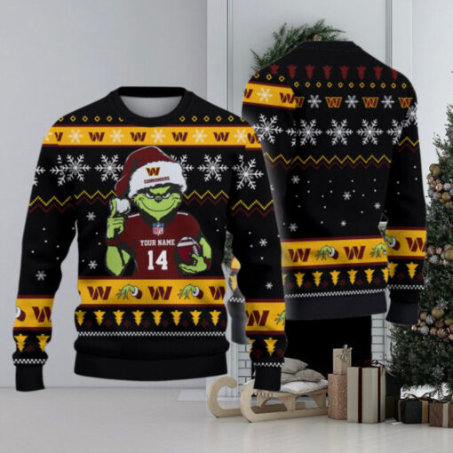 Washington Commanders Custom Chrismas Ugly Sweater