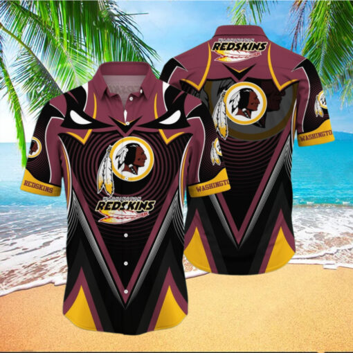 Washington Commanders Dynamic Shield Hawaiian Shirt