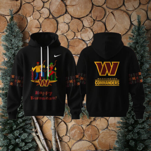 Washington Commanders Happy Kwanzaa 2025 Hoodie