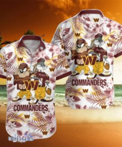 Washington Commanders Hawaiian Shirt Taz and Bugs For NFL Team