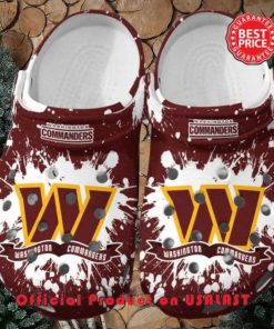 Washington Commanders NFL New For This Season Trending Crocs Clogs Shoes