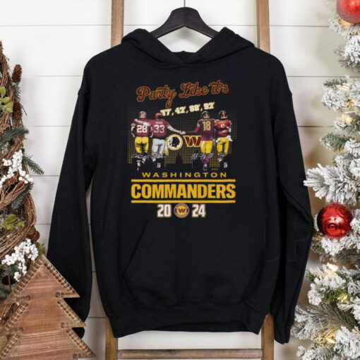 Washington Commanders Party Like It’s 37′ 42′ 88′ 92′ And 2024 T Shirt