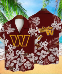 Washington Commanders Tropical Vibe Hawaiian Shirt