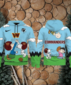 A cozy hoodie celebrating Snoopy's 75th anniversary with the Washington Commanders. A perfect mix of NFL pride and Peanuts nostalgia.