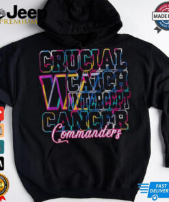 Washington Commanders – Crucial Catch Intercept Cancer Shirt