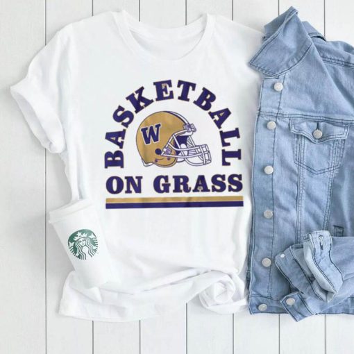 Washington Football Basketball On Grass Shirt