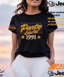 Washington Football Party Like It’s 1991 T shirt