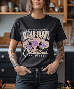 Washington Huskies 2024 Sugar Bowl Champions Purple Trophy T Shirt