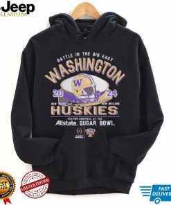 Washington Huskies Battle In The Big Easy 2024 Sugar Bowl Stadium Shirt