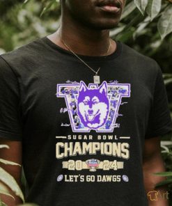 Washington Huskies Football Sugar Bowl Champions 2024 T Shirt