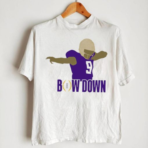 Washington Huskies Michael Penix Jr. bow down college football champions shirt