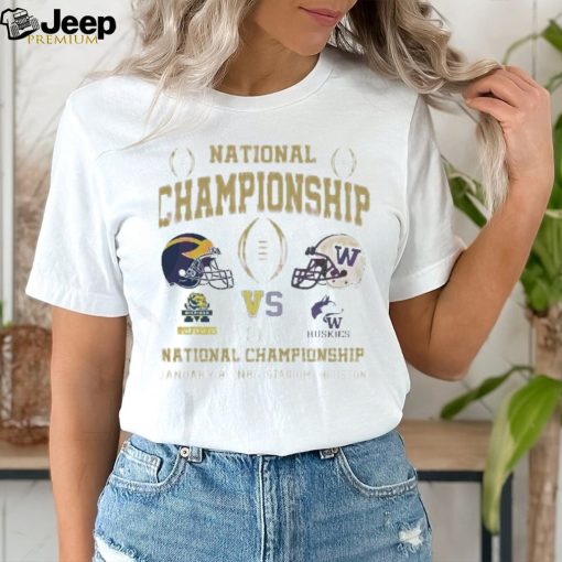 Washington Huskies Michigan Wolverines 2024 national championship january 8 nrg stadium houston Unisex TShirt