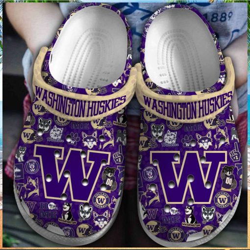 Washington Huskies Ncaa Sport Crocs