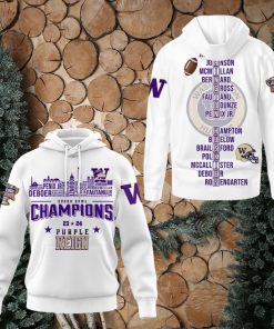 Washington Huskies Purple Reign 2024 Champions Hoodie T Shirt