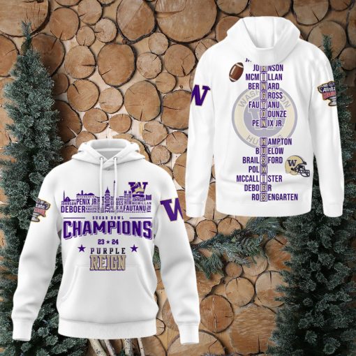 Washington Huskies Purple Reign 2024 Champions Hoodie T Shirt