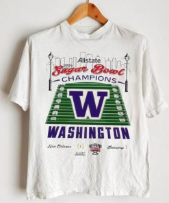 Washington Huskies sugar bowl champions New Orleans stadium shirt