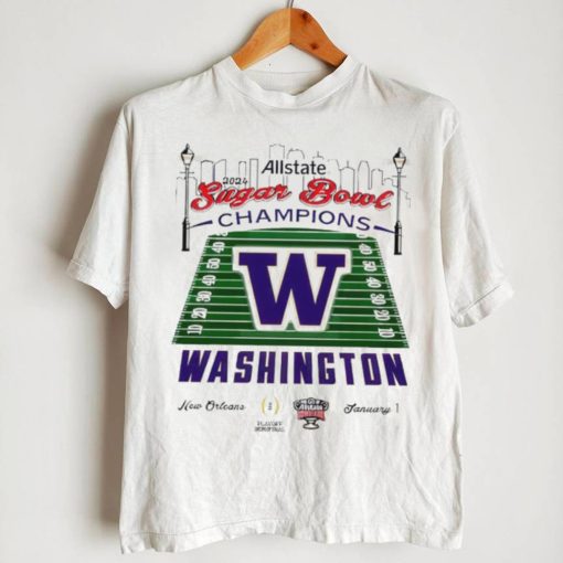 Washington Huskies sugar bowl champions New Orleans stadium shirt