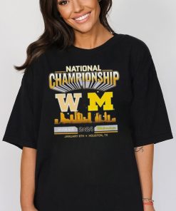 Washington Huskies vs Michigan Wolverines 2024 national championship T Shirt