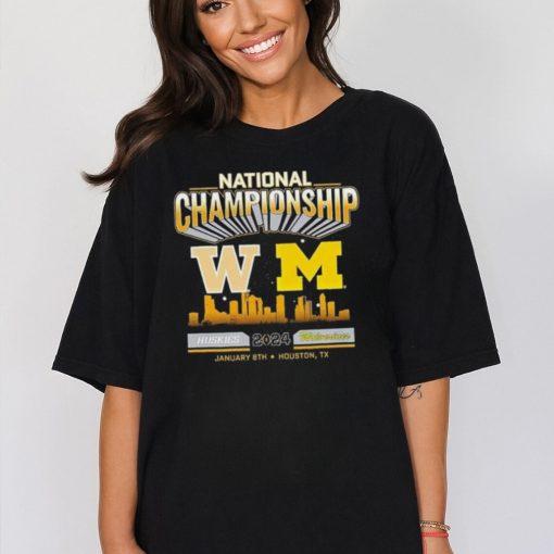 Washington Huskies vs Michigan Wolverines 2024 national championship T Shirt