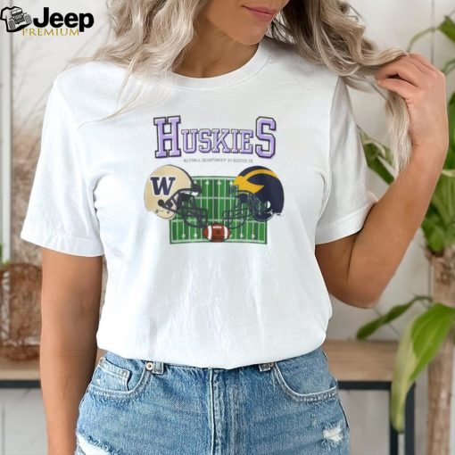 Washington Huskies vs Michigan Wolverines national championship 2024 shirt