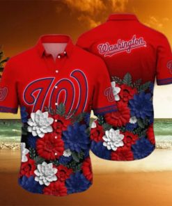 Washington Nationals MLB Flower Hawaii Shirt And Tshirt For Fans