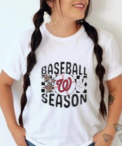 Washington Nationals Season Baseball stars logo 2024 shirt