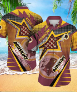 Washington Redskins All Star Burst Hawaiian Shirt