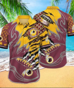 Washington Redskins Claw Strike Hawaiian Shirt