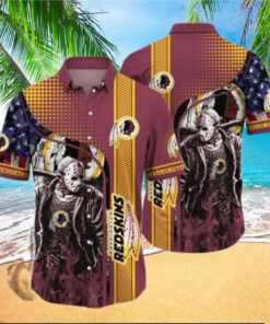 Washington Redskins Halloween Jason Hawaiian Shirt
