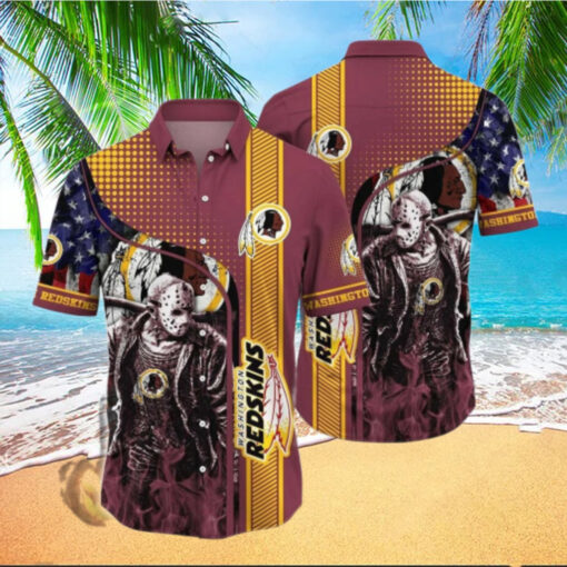 Washington Redskins Halloween Jason Hawaiian Shirt