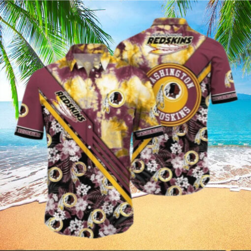 Washington Redskins Sunset Vibes Hawaiian Shirt