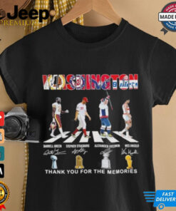 Washington Sports Teams Abbey Road Thank You For The Memories Shirt