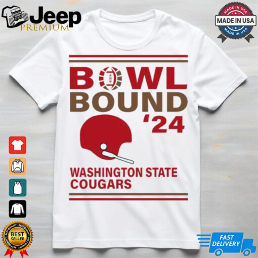 Washington State Cougars 2024 Bowl Bound Helmet Shirt