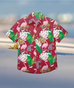 Washington State Cougars Floral Hawaiian Shirt