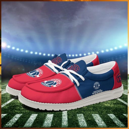 Washington Wizards 2024 Personalized Hey Dude Shoes