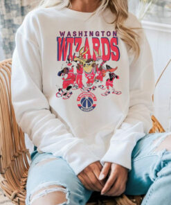 Washington Wizards Looney Tunes characters NBA basketball shirt