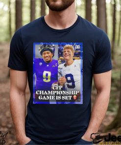 Washington vs Michigan CFP Championship Game Is Set Shirt