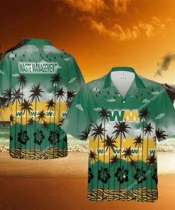 Waste Management Casual Brand All Over Print Hawaiian Shirt For Men And Women