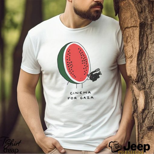 Watermelon cinema for gaza shirt