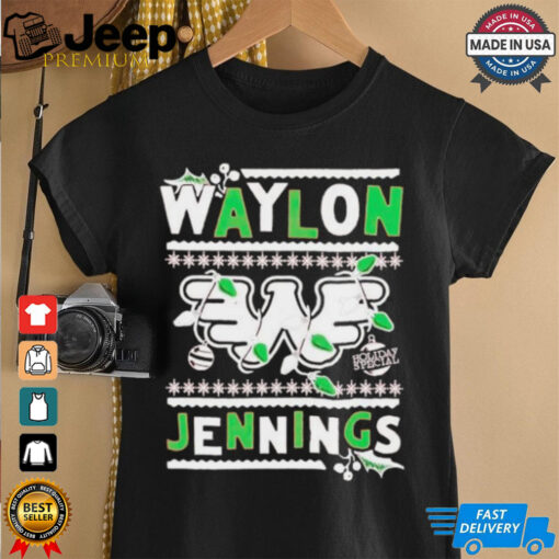 Waylon Jennings holiday speicial Merry Christmas shirt