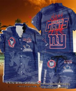 New York Giants Hawaiian Shirt