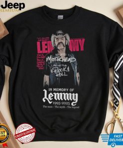 We Are Motorhead And We Play Rock & Roll In Memory Of Lemmy 1995 2025 The Man – The Myth – The Legend T Shirt