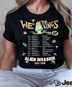 We The Kings Alien Tour 2024 shirt