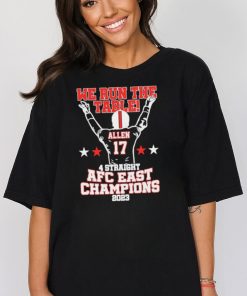 We The Table 4 Straight AFC Champions Allen 17 Victory 2023 shirt