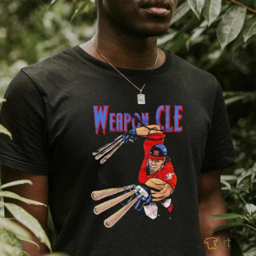 Weapon Cleveland Guardians cartoon shirt