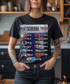 Week 1 Schedule List NFL 2024 T Shirt