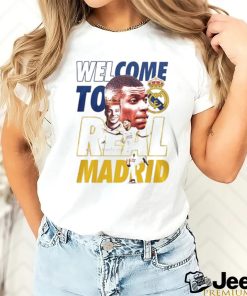 Welcom To Real Madrid Kylian Mbappe shirt