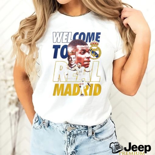 Welcom To Real Madrid Kylian Mbappe shirt