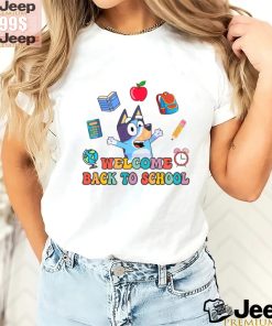 Welcome Back To School Bluey Cartoon shirt